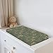 Vintage Hunting Animals Baby Changing Pad Covers for Boys Girls Deer Turkey Hunting Feathers Trees Fitted Changing Table Cover Mats Wildlife Soft Diaper Change Table Sheets for 32''×16'' Contoured Pad