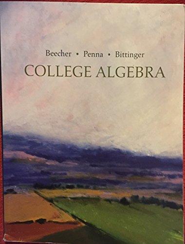 College Algebra 0536254990 Book Cover