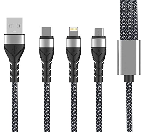 Zore Bax 3 in 1 Usb Kablo 1.2M Siyah