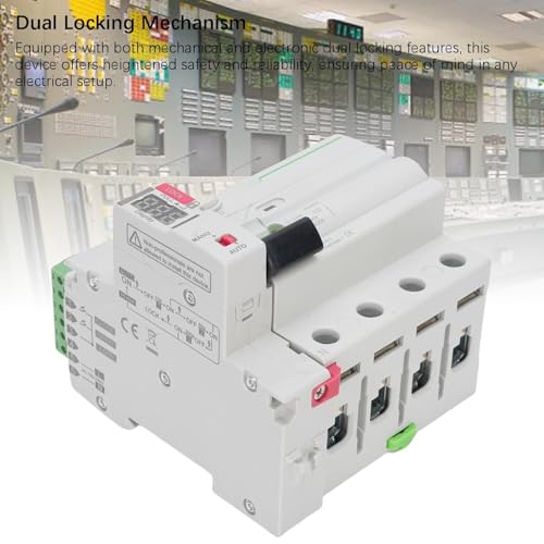 Disjoncteur 4P protection circuit affichage numérique triphasé 63A - 6