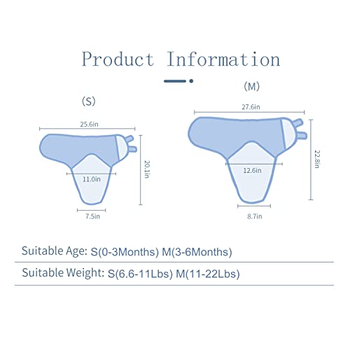 Insular Swaddle Blanket, Baby Swaddle Wrap For Newborn And Infant, Adjustable Swaddle Set For Boy And Girl, Soft Cotton Baby Sleep Sack 3 Pack Small(0-3 Month), Clouds #TOP2