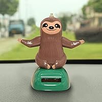 Jouet Secouant Les Doigts Moyens à énergie Solaire, Tableau De Bord De Voiture, Figurine De Danse, Jouet Marron Créatif, Pompon De Voiture, Ornement Décoratif