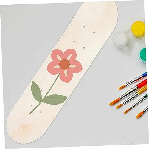 VICASKY Skate Infantil Pintado à Mão Faça Você Mesmo Substituição De Skate De Madeira Convés Do Cruz