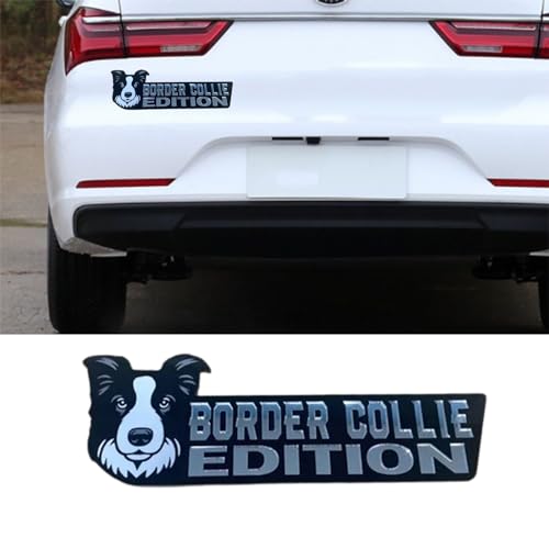 Insignia de coche de perro en acrílico 3D cortado a láser para tuning y decoración de vehículos