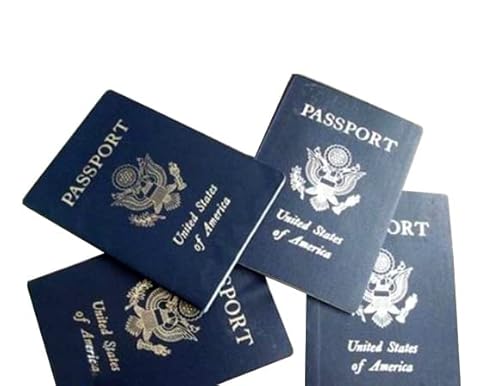 Qaoquda Plastic Passport Cover Passport Protector (Pack Of 5) (Transparent Clear) #TOP5