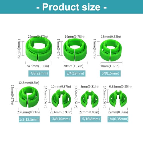 Set 7 piezas herramienta para desconectar líneas de combustible HVAC miniatura 7