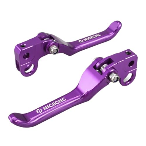 Rotor de Frein Violet et Leviers Pliables pour Surron Light Bee X et Segway X260