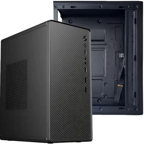 Gabinete Office Corporativo Preto Compacto Micro ATX Mini ITX USB...