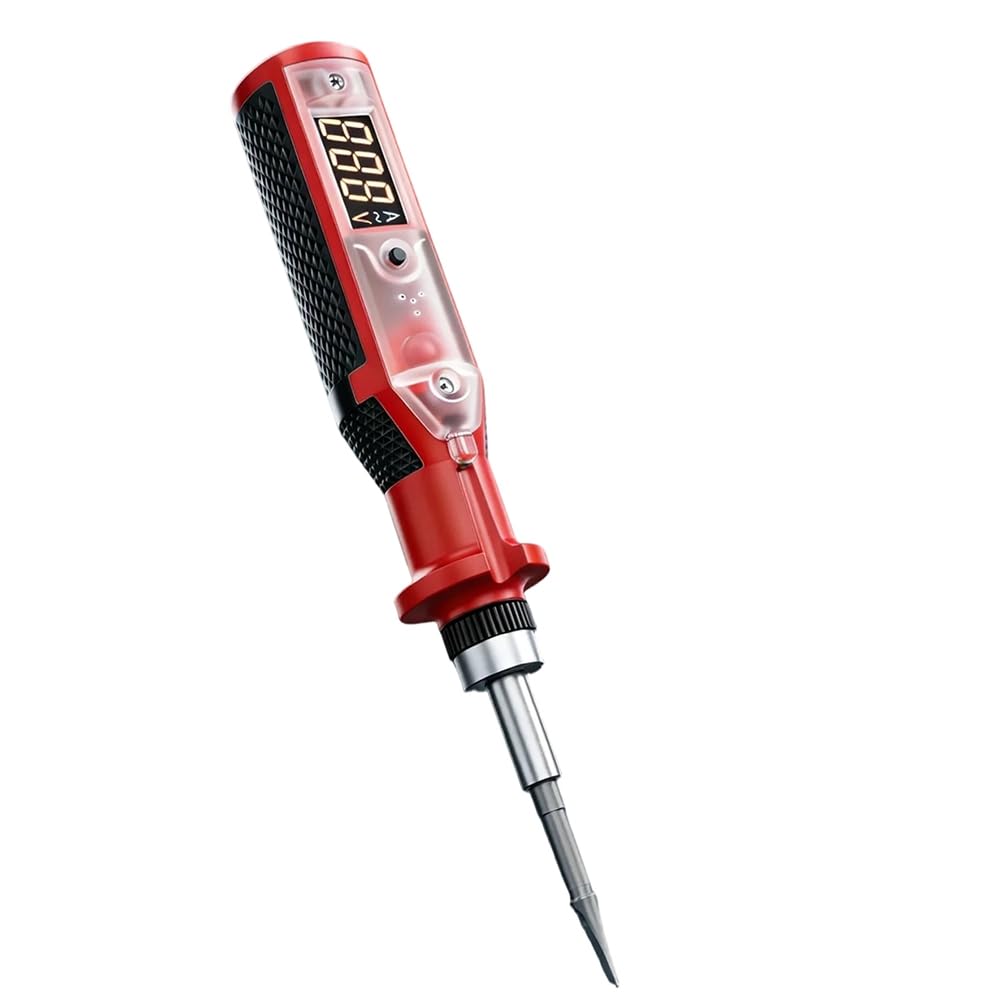 Aundhegrtt As Shown Digital Voltage Tester Voltmeter Measuring Pen Electrical Induction Circuit Test Tool Pencil Tools