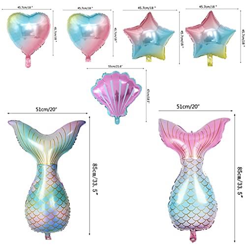 Grande palloncino a forma di sirena, 5°