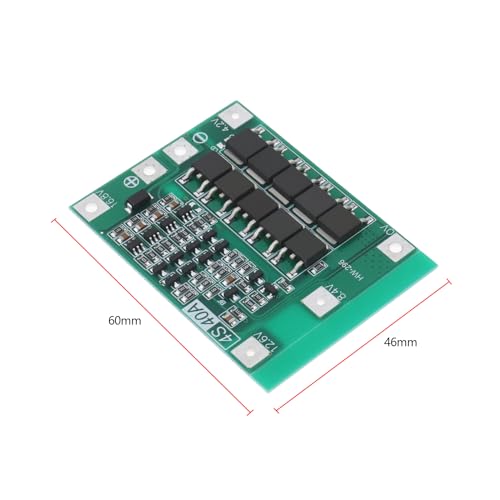 Be In Your Mind 2 Stück 4S 40A Li-Ionen Zellschutzplatine Li-Ion Lithium Batterie 18650 Ladegerät PCB BMS Schutzplatine mit Balance für Bohrmotor