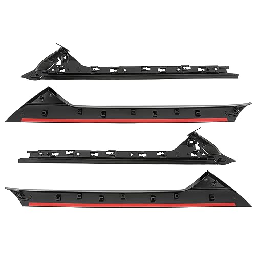 HECASA Windshield Outer & Inner A-Pillar Trim Compatible with 2011-2019 Ford Explorer Replacement for BB5Z7803137AA BB5Z7803137BA BB5Z7803136AA BB5Z7803136BA Pillar Molding Trim Panel Left&Right Side by HECASA - Image 7