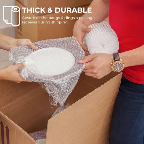 UK SUPPLIES LIMITED Strong Bubble Wrap (Pick Any Size) Lightweight Packing Bubble Wrap Roll for Shipping Packaging & Moving House Essentials Protecting Packing Wrap Air Bubble Packaging 300MM x 20M - Image 6