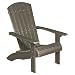 Produktbild NEG Design Adirondack Stuhl Marcy (braungrau) Westport-Chair/Sessel aus Polywood-Kunststoff (Holzoptik, wetterfest, UV- und farbbeständig)