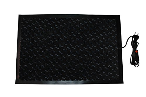 INROT Heiz Systeme 80120 INROT I75 Teppich Heizung Gummi 40x60 cm, 75 Watt, 40-70 Grad, IP56, W, 230 V, Schwarz Cover