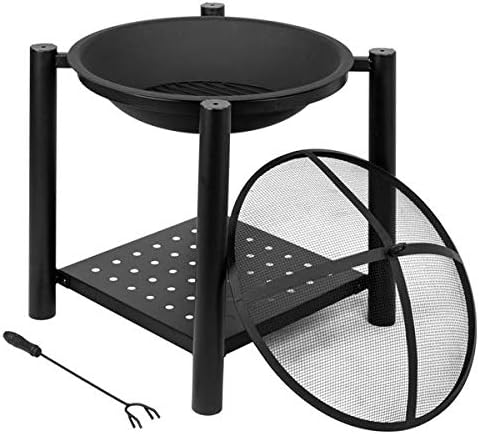 Brasero de leña para exterior 22 pulgadas miniatura 2