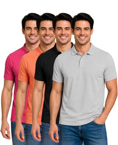 Image of INKKR Men's Polo Neck T-Shirt Combo