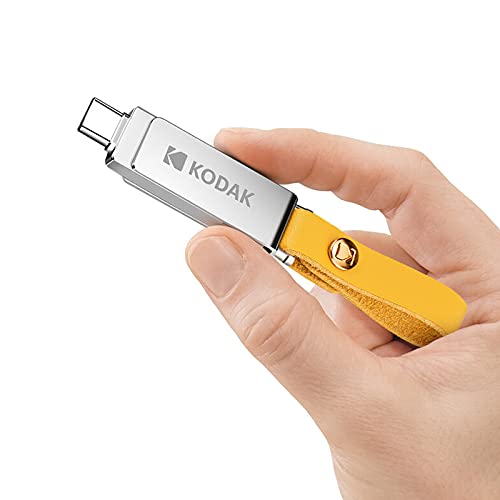 KODAK USB Stick 64GB mit USB 3.0 und USB 3.1-Type-C, bis zu 120MB/s, Metall USB Speicherstick für Android Handy, Telefon… – Bild 7