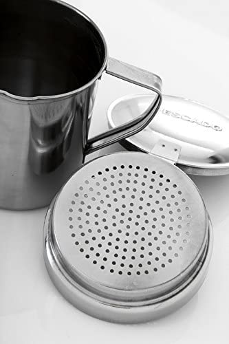 Miniatura 5 de Space Home - Set De Grasera Inox Con Filtro - Colador De Aceite - Separador De Aceite - Acero Inoxidable - Tapa Extraíble - 700 Ml - 2 Unidades