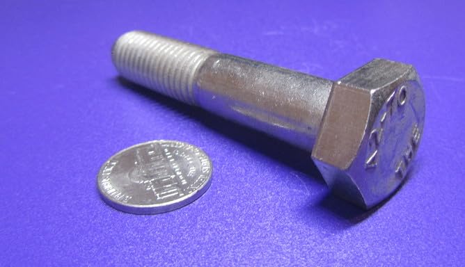 18-8 A2 Stainless Steel Hex Bolts PT M14 x 2 mm x 70 mm Long 5 pcs