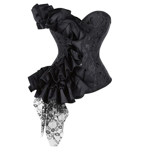 Corset de styles royaux pour femmes : bustier classique en dentelle haute finition pour cérémonie