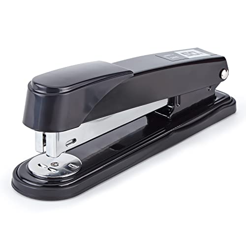 Ezwork Stapler, 20-50 Sheets Capacity With Staples And Staple Remover Set, Desk Stapler Office Staplers (Black, 50 Sheet) #TOP1