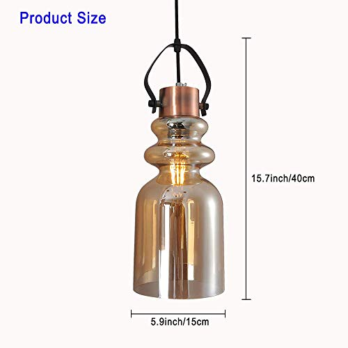 Lustre postmoderne LED en verre dépoli et métal pour chambre - 4
