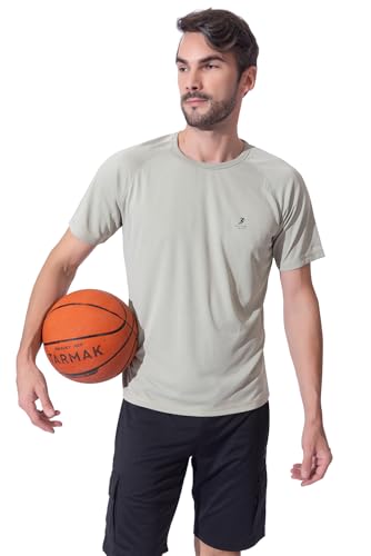 Image of Men's DRI FIT Sports Tshirt /SWEATPROOF /Anti Microbial /Extra Stretch /for Pickleball, Gym, Training, Badminton, Cricket, Tennis, Yoga, Golf (All Sports) All Colours & Sizes, Full & Half Sleeves