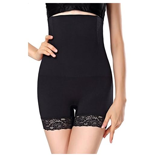 AMAGGIGO Shapewear - Braga Faja Reductora y Moldeadora Invisible para Mujer (M/L 2=M (Fits Waist 26-30 Inch), Negro-B)