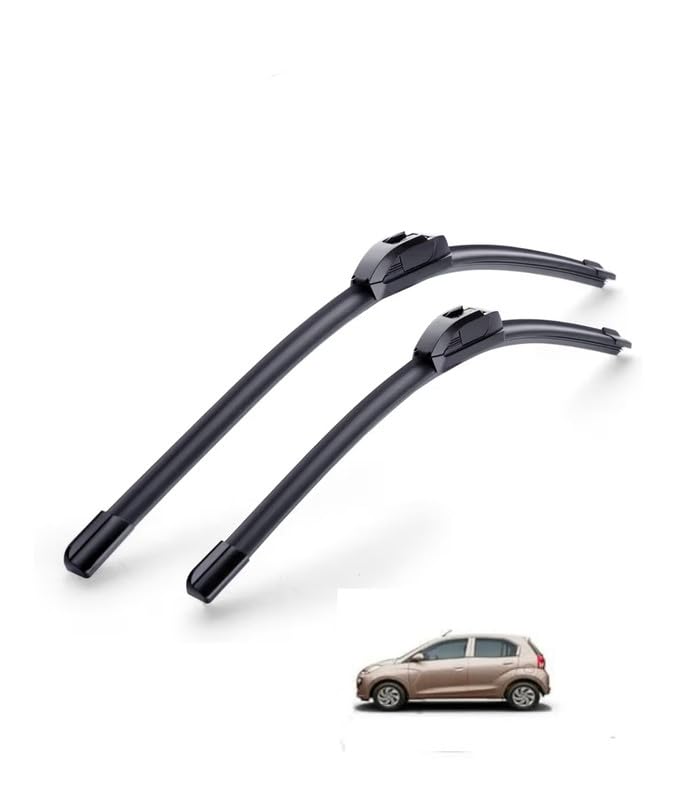 Image of AWB Frameless 20 inch16 inchAll-Season OE Replacement Wiper Blades Compatible with New Santro 2018 Afterwards(Pack of 2)