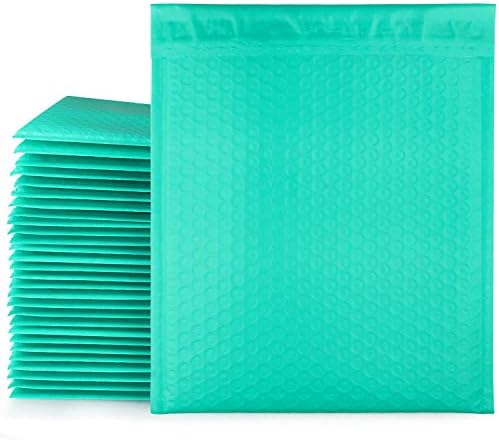 CBTONE 8.5 x 12 Inch Poly Bubble Mailers Self Seal #2 Teal Padded Envelopes Waterproof Bubble Envelopes Shipping Envelopes Mailers, 20 Pack