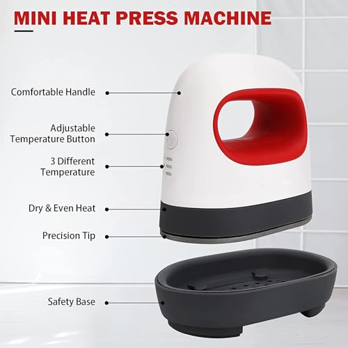 Plancha Mini para Manualidades ERICAT con Control de Temperatura miniatura 4