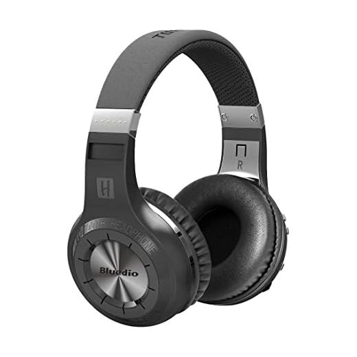 Bluedio H Plus Turbine Wireless Bluetooth 5.0 Stereo Headphones with Mic/Micro SD Card Slot/FM Radio, Black