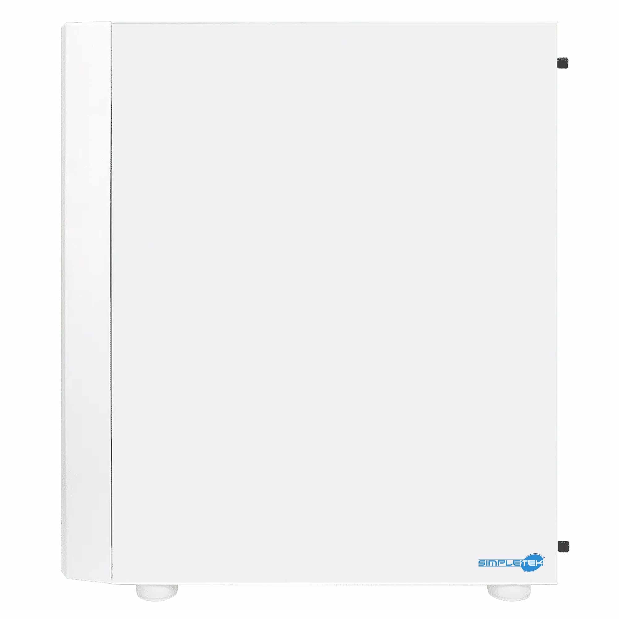 SIMPLETEK - Case Telaio RGB Bianco - Compatibile con Noua Orizon M111 | E-ATX m-ATX mini-ITX ATX - 2x 3.5" - 1x 2.5" | Senza alimentatore