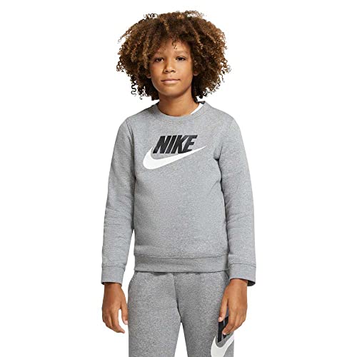Nike CV9297 B NSW CLUB HBR CREW Sweatshirt boys carbon heather XS