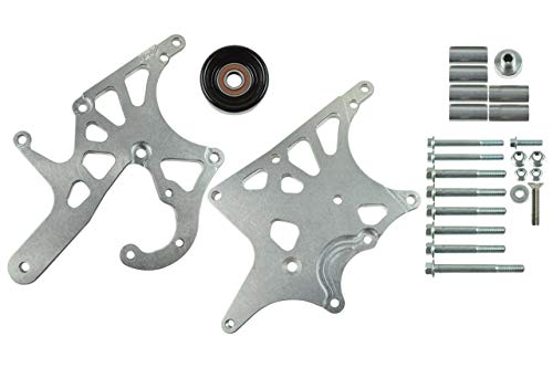 Ict Billet Corvette Ls Alternator & Power Steering Pump Bracket Accessory Kit Turbo Ls1 551521X-1 #TOP3