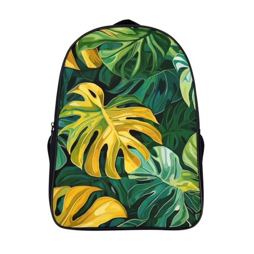 Mochila para preescolar Palm Frond de alta durabilidad con relieve tridimensional