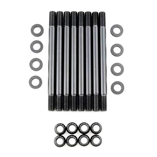 Image of ARP 235-4306 Pro Series Black Oxide 12-Point Cylinder Head Stud Kit for Big Block Chevy Long Exhaust Studs, (Set of 8)