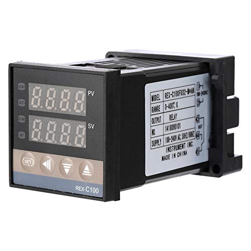 Controlador de temperatura digital PID, Dispositivo de calefacción/refrigeración, salida de relé REX-C100FK02-M * AN