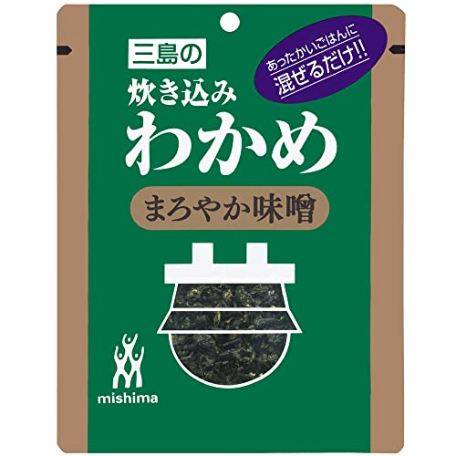 三島食品 炊き込みわかめ まろやか味噌 25g ×10個