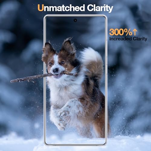 Fotbor 2+1 Pack for Samsung Galaxy S25 Ultra Screen Protector with Camera Lens Protector, 0.1s Fingerprint Unlocking, Shock - Absorbing Pro Series Tempered Glass, [Precision - Align] Quickfit - image 6
