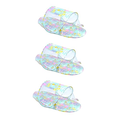 TOYANDONA 3 Pçs Rede Do Bebê Para O Bebê Dobrável Cama Do Bebê Net Dobrável Berço Do Bebê Net Forma