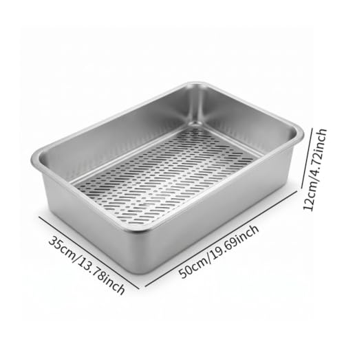 Bandeja de filtro de acero inoxidable duradera con diseño compacto 3