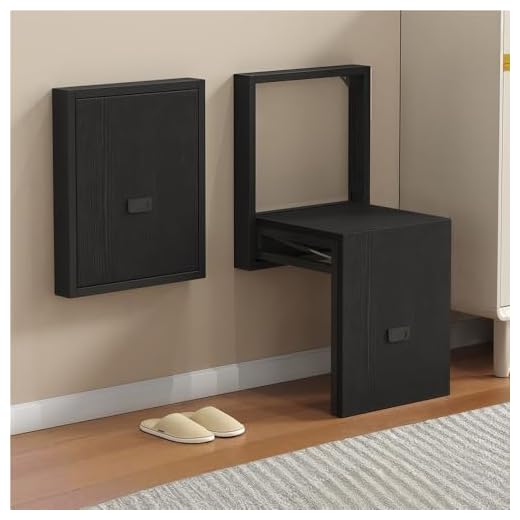 Wall Mounted Foldable Shoe Bench