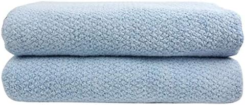 Everplush Diamond Jacquard Bath Sheet 2 Pack in Aquamarine