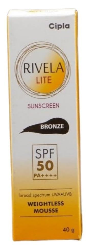 Image of NEW LITE SUNSCREEN BRONZE SPF 50-40gm-(Pack of 1)-(O)