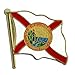 US Flag Store Lapel Pin Florida Flag