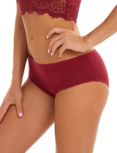 Kiench Teen Girls Period Panties Juniors Leak Proof Underwear Hipster 4-Pack3