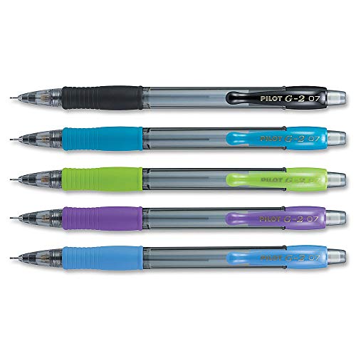 Pilot Mechanical Pencil (31776),Black/ Lime/ Purple/ Turquoise/ Periwinkle,0.7Mm #TOP2