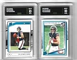 Caleb Williams & Colston Loveland Football Rookie 2 Card Lot Donruss